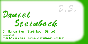 daniel steinbock business card
